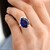 Nepal Kyanite Silver Ring (Annette classic)