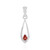 Tanzanian Ruby Silver Pendant (de Melo Essence)
