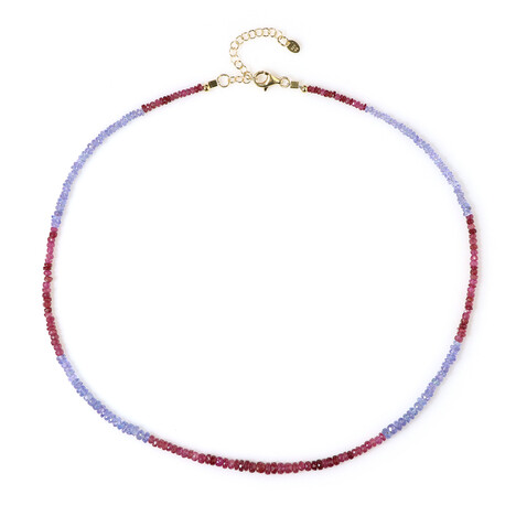 Collier en argent et Rubis de Madagascar