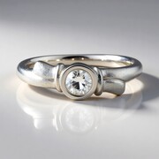 Anello in argento con Zircone