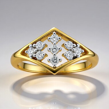 Anillo en oro con Diamante VVS1 (G) (Annette)