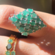 Brazilian Emerald Silver Ring