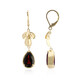Boucles d'oreilles en argent et Grenat