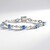 Bracciale in argento con Fluorite Cangiante