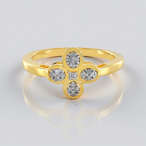 Bague en argent et Diamant I2 (I)