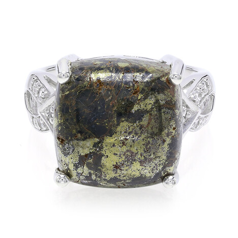 Anello in argento con Apache Gold Stone