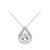 Collier en argent et Topaze blanche