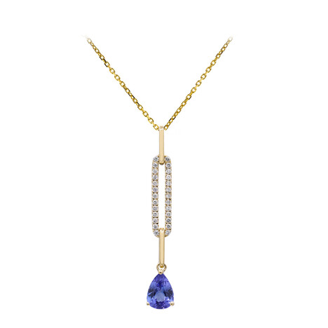 Collar en oro con Tanzanita AAA (CIRARI)