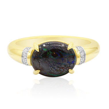 Anello in oro con Opale Boulder (Mark Tremonti)