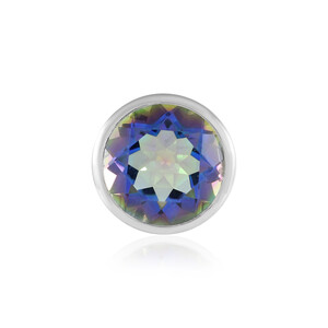 Colgante en plata con Cuarzo Místico azul (MONOSONO COLLECTION)