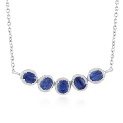 Collar en plata con Cianita de Nepal