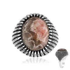 Anillo en plata con Rodocrosita (Jones Lee)