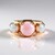 Anello in argento con Opale Rosa (Dallas Prince Designs)