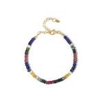 Saphir-Silberarmband