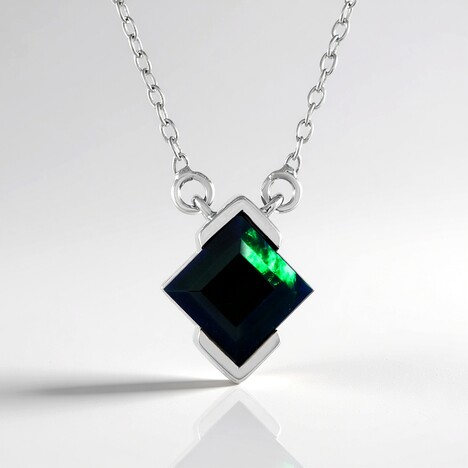 Collana in argento con Opale Mezezo