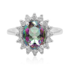 Bague en argent et Quartz mystique