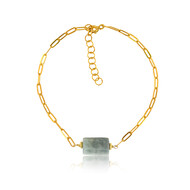 Amazonit-Silberarmband (Joias do Paraíso)