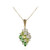 Collier en argent et Grenat Tsavorite