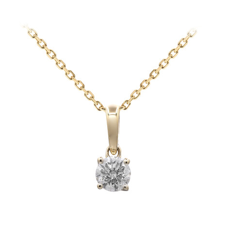 Collana in oro con Diamante SI1 (H) (CIRARI)