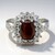 Anello in argento con Occhio di Tigre Rosso