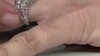 Anillo en plata con Ámbar colombiano azul (dagen)