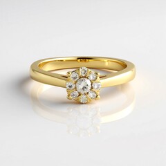 Anello in argento con Diamante Cioccolato I2
