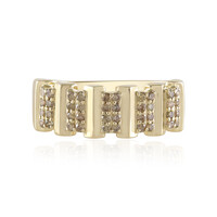 Anello in oro con Diamante Champagne I2 (de Melo)