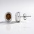 Orecchini in argento con Zircone Mandarino