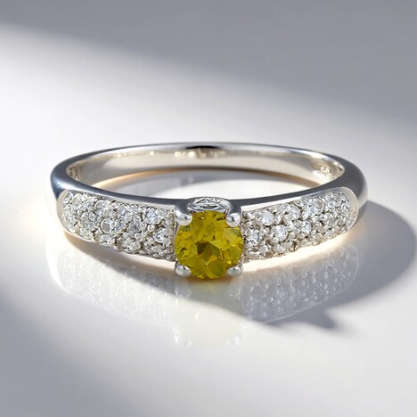 Bague en argent et Tourmaline