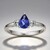 Anello in oro con Tanzanite AAA