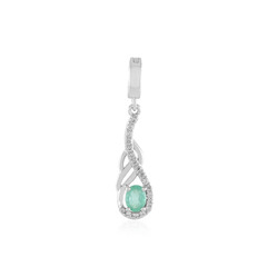 Ciondolo in argento con Smeraldo Colombiano