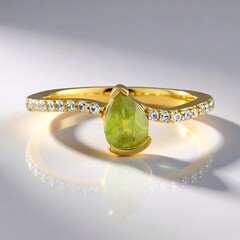 Anello in argento con Sfene