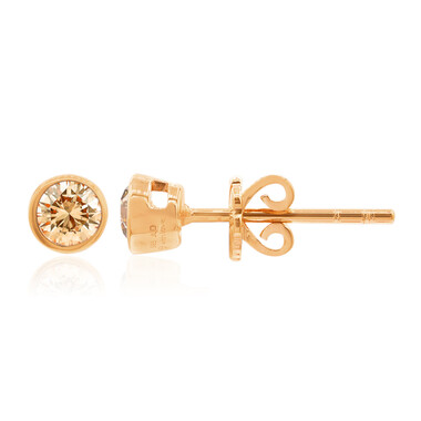 SI Rose de France-Brillant-Goldohrringe (Annette)