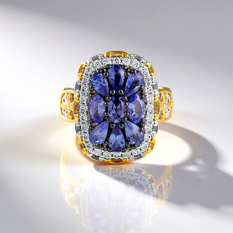 Anello in argento con Tanzanite (Gems en Vogue)