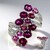 Anello in argento con Rodolite