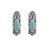 Pendientes en plata con Turquesa verde (Desert Chic)