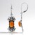 Boucles d'oreilles en argent et Spondylus (Desert Chic)