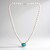 Collana in argento con Amazzonite (TPC)