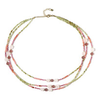 Collier en argent et Grenat grossulaire (Riya)