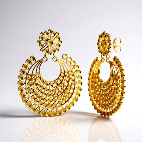 Boucles d'oreilles en argent (Joias do Paraíso)