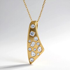 Collana in oro con Diamante SI1 (H)