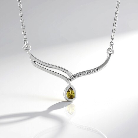 Collier en argent et Sphène