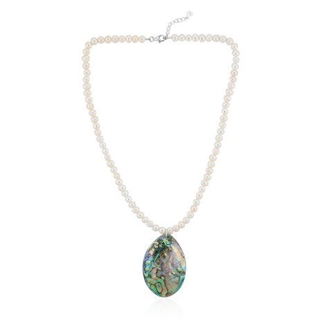 Collier en argent et Coquillage d'Abalone (TPC)