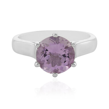 Anello in argento con Ametista Rose de France