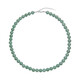 Collar en plata con Aventurina verde