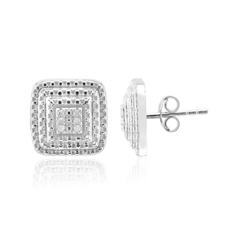 I3 (I) Diamant-Silberohrringe