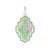 Pendentif en argent et Grenat Tsavorite