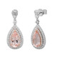 14K AAA Morganite Gold Earrings (CIRARI)