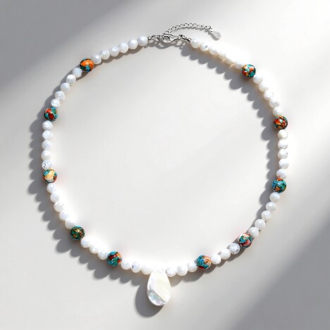 Collana in argento con Madreperla