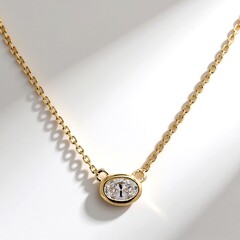 Collana in oro con Diamante SI1 (H)